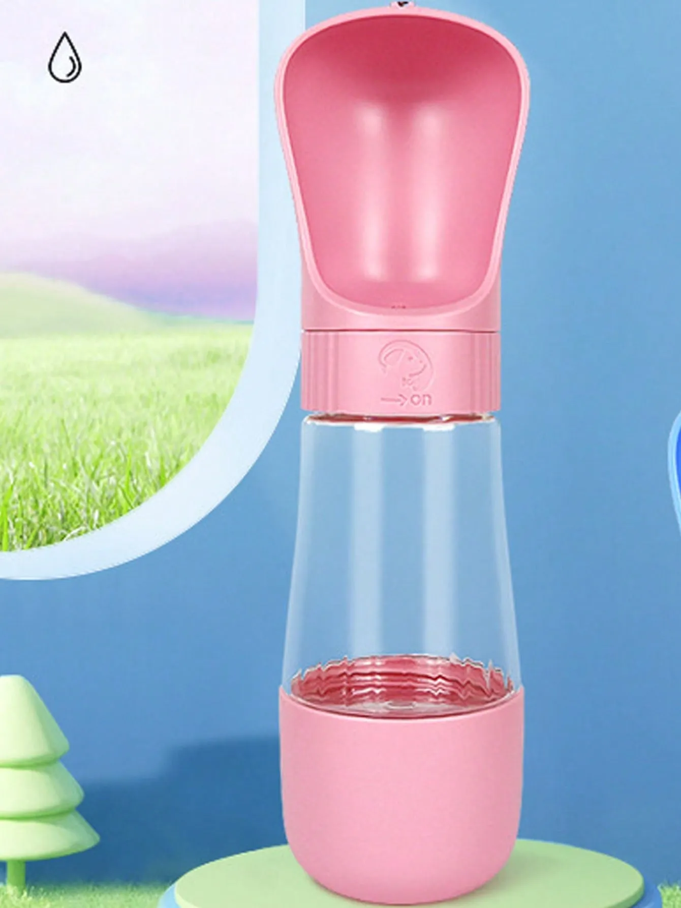 1pc Portable Pet Travel Water Bottle For Dog For Outdoor