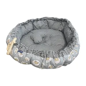 ACE PET Counting Sheeps Grey Cupcake Dog Bed (2 Sizes)