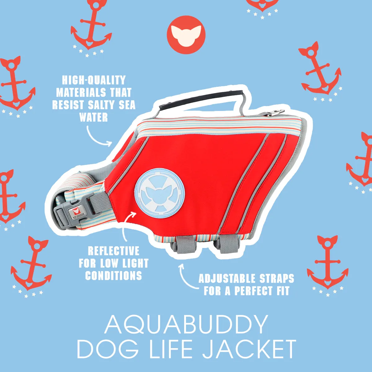 AquaBuddy | Dog Life Jacket | Toy Doggie