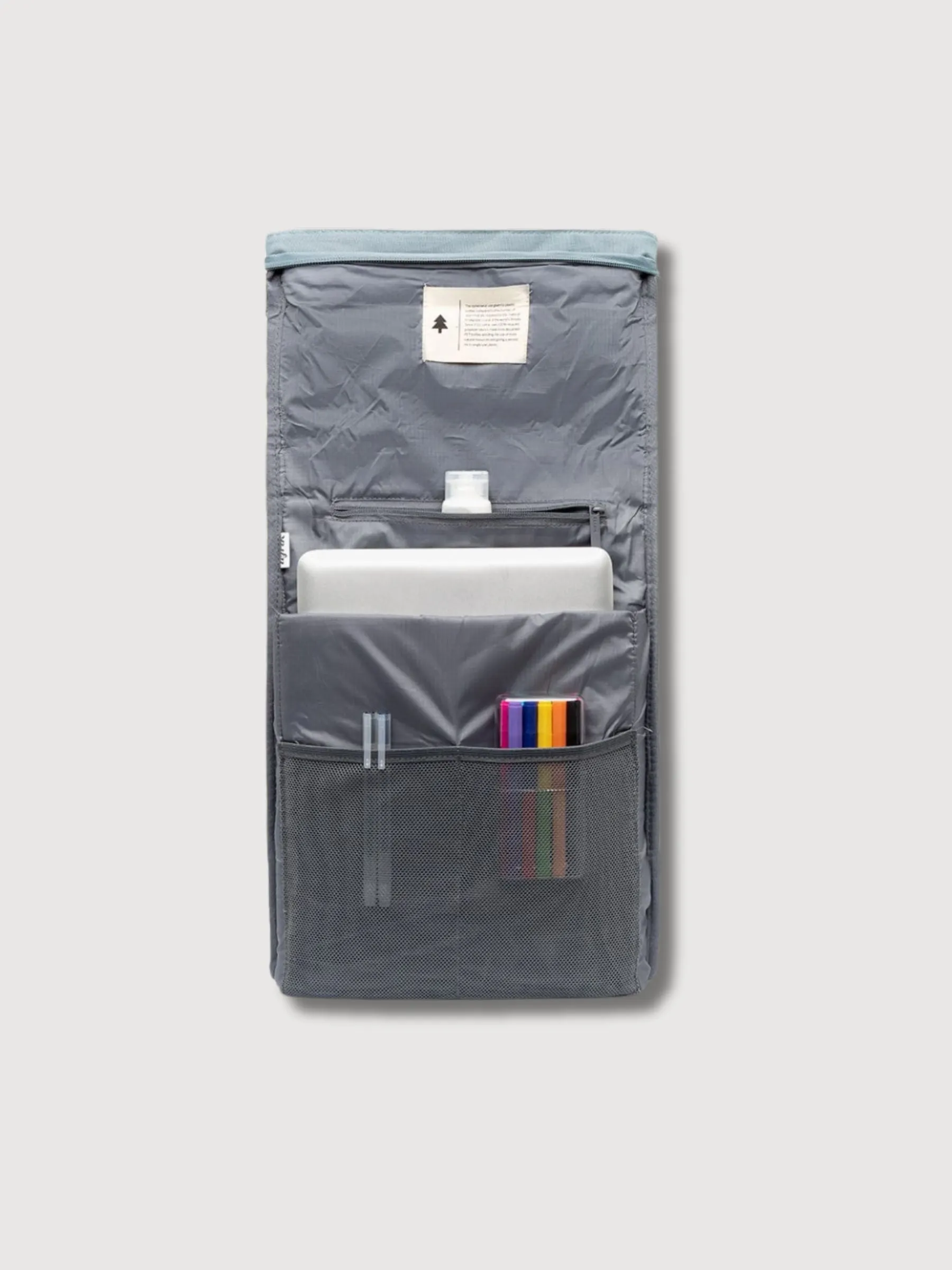 Backpack Roll Reflective Light Blue | Lefrik