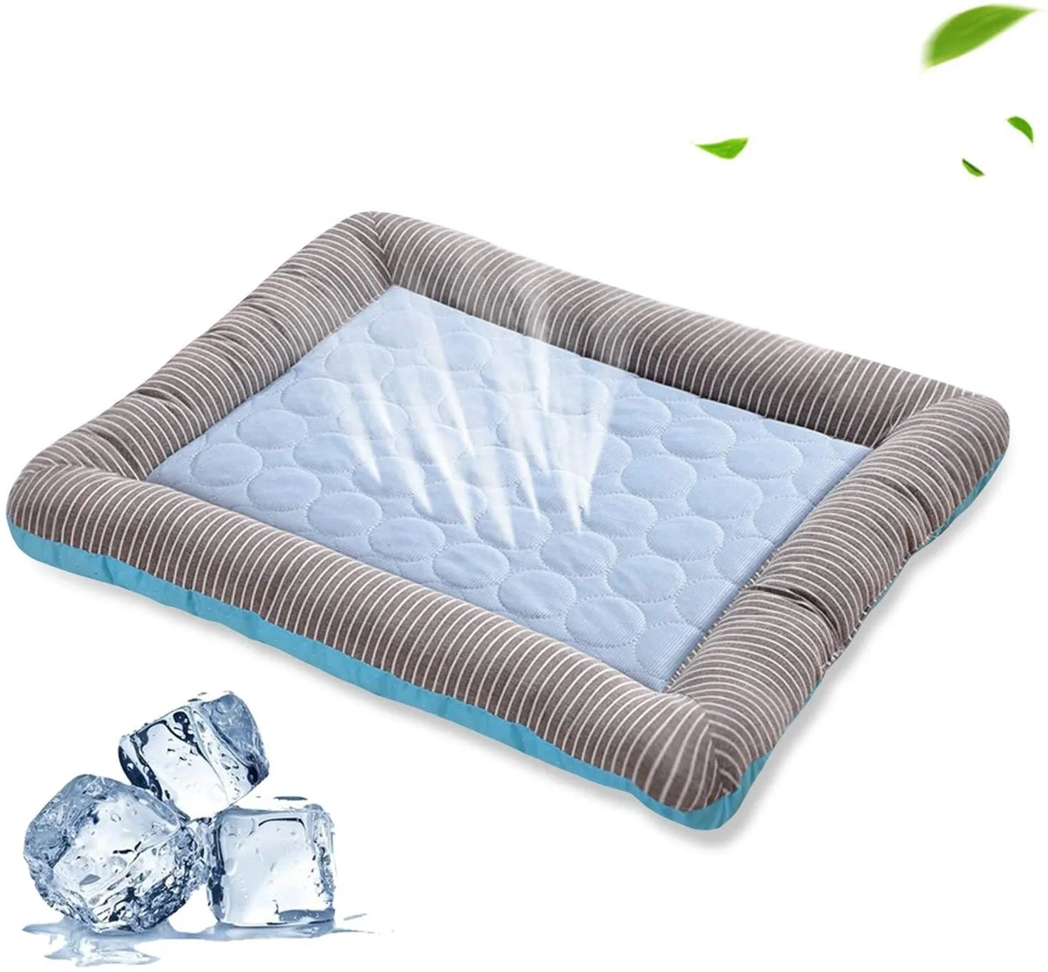 Breathable Cooling Pad Bed For Dogs Cats Ice Silk Soft Material