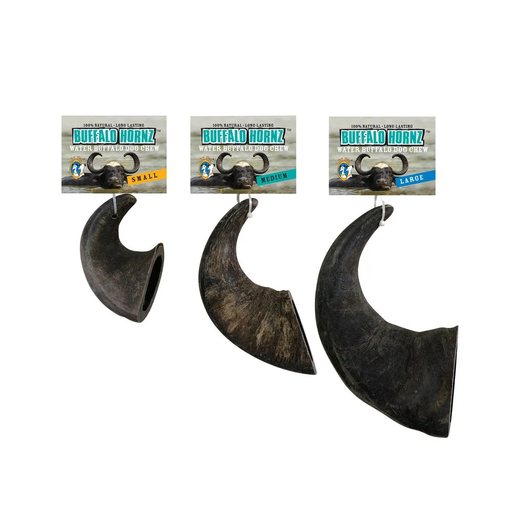 Buffalo Hornz Water Buffalo Horn Dog Chew