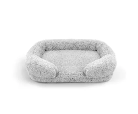 Calming Soft Plush Memory Foam Dog Bed (3 Sizes)