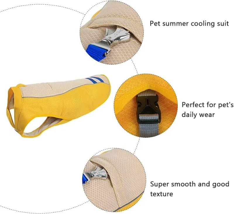 Dog Cooling Vest Summer Vest Tanks Pet Cooler Jacket