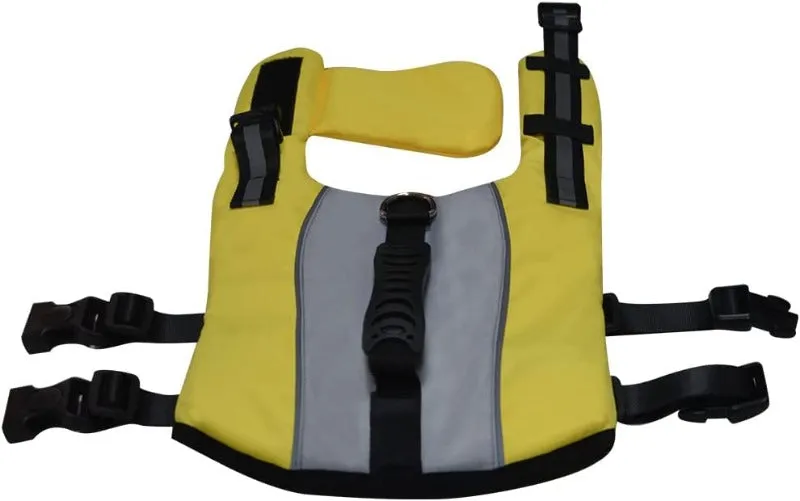 Dog Inflatable Life Jacket Foldable and Convenient Safety Swimming Reflective Suit