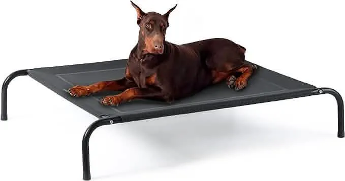 Elevated Dog Cot Bed with Breathable Mesh