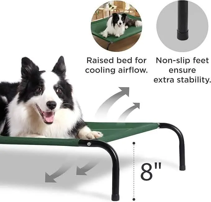 Elevated Dog Cot Bed with Breathable Mesh