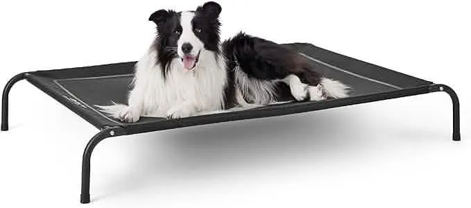 Elevated Dog Cot Bed with Breathable Mesh