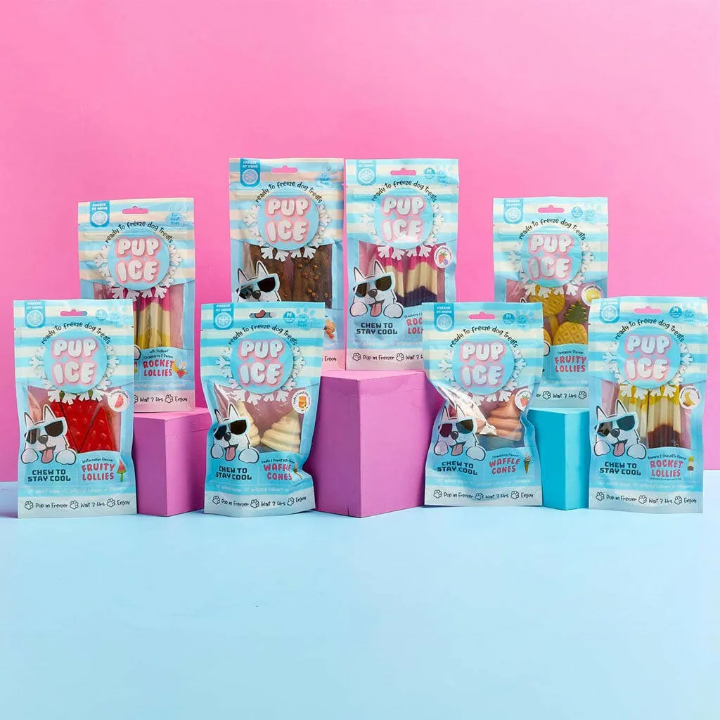 Ethical Pup Ice Choccy Lollies Peanut Butter & Chocolate Ready to Freeze Dog Treats, 2 pack