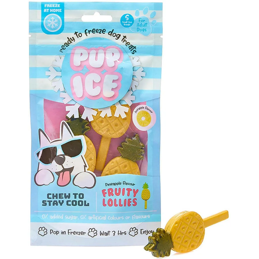 Ethical Pup Ice Fruity Lollies Ready to Freeze Dog Treats, 3-pack