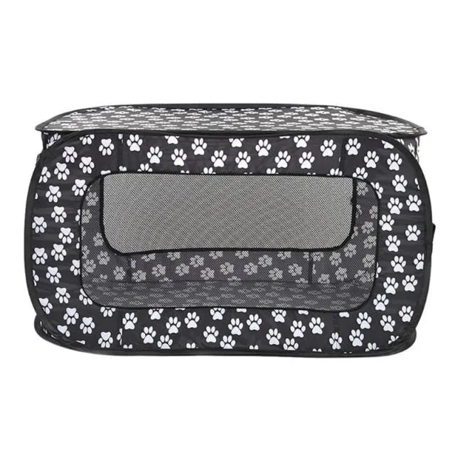 Gen 3 Portable Folding Rectangular Pet Tent Dog House Cage Playpen Puppy Kennel Fence Outdoor Car Travel Mesh Tent For Small Dogs Cats