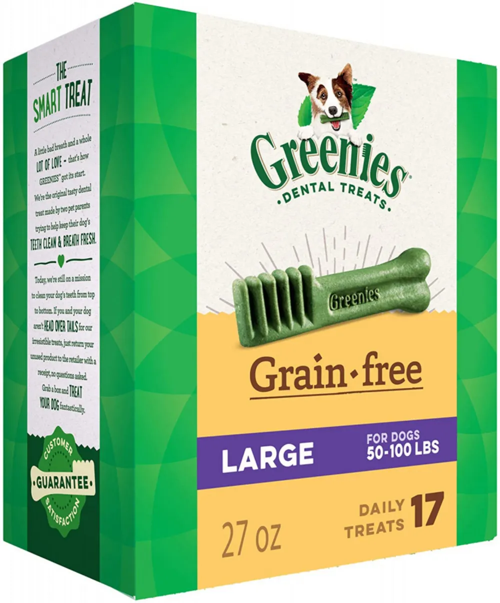 Greenies Large Grain Free Dental Dog Chews