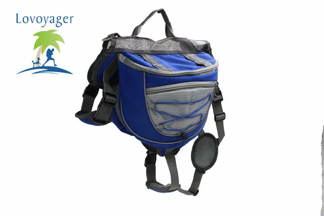 High quality waterproof Pet Backpack Dog saddle Bag