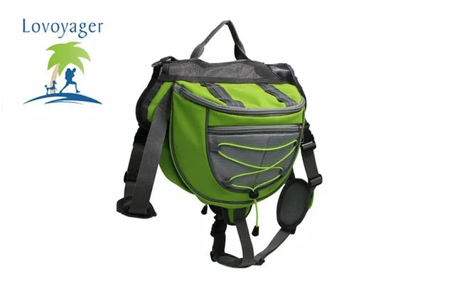 High quality waterproof Pet Backpack Dog saddle Bag