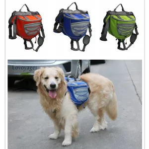 High quality waterproof Pet Backpack Dog saddle Bag