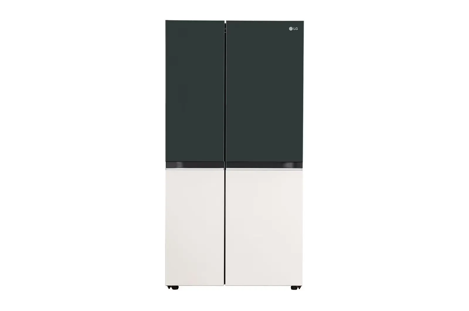 LG GL-B257EET3 650L Side-By-Side Refrigerator with Door Cooling ™, WiFi Convertible, Smart Diagnosis