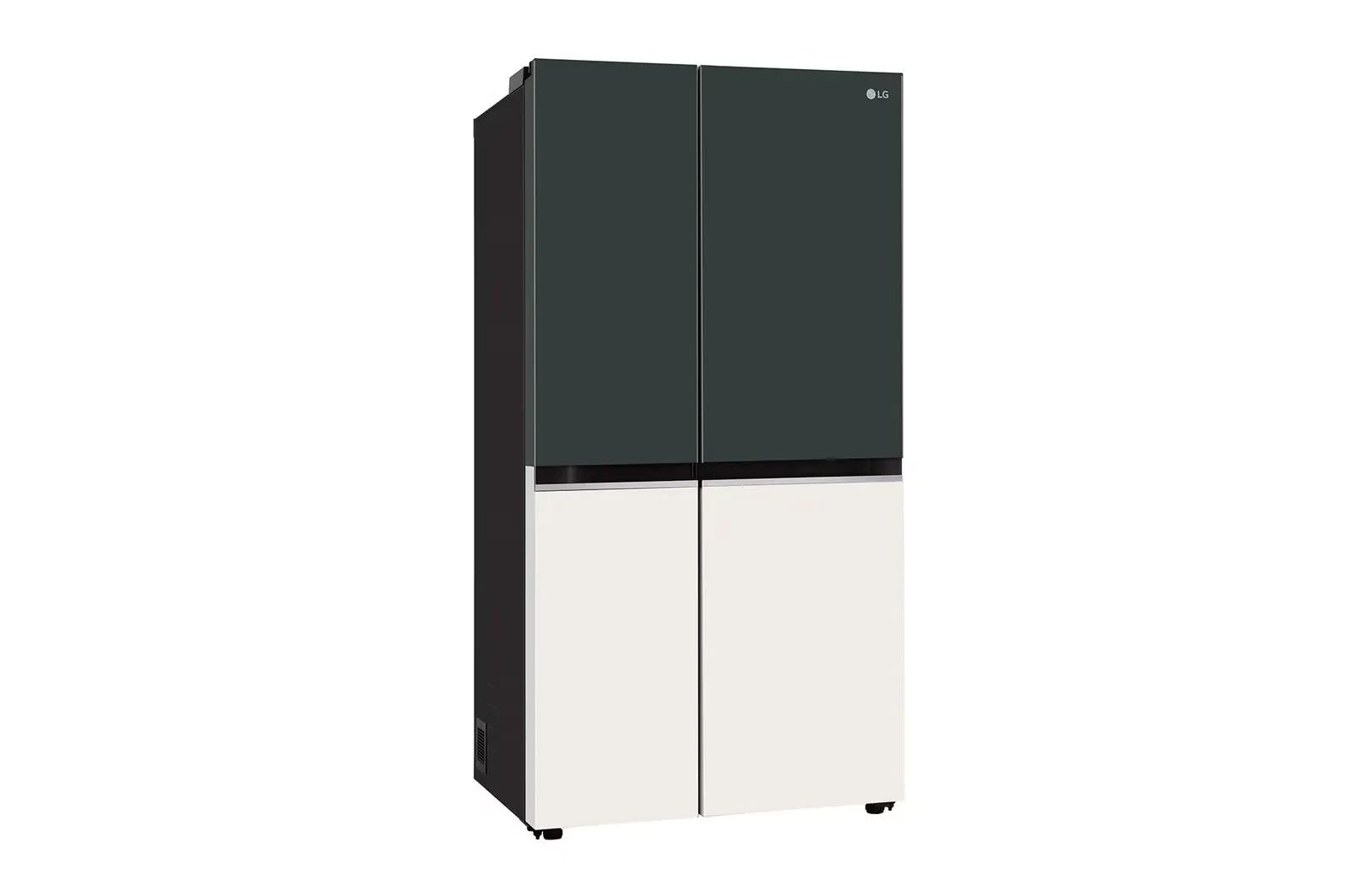 LG GL-B257EET3 650L Side-By-Side Refrigerator with Door Cooling ™, WiFi Convertible, Smart Diagnosis