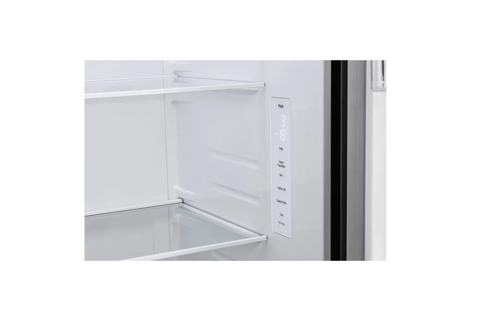 LG GL-B257EET3 650L Side-By-Side Refrigerator with Door Cooling ™, WiFi Convertible, Smart Diagnosis