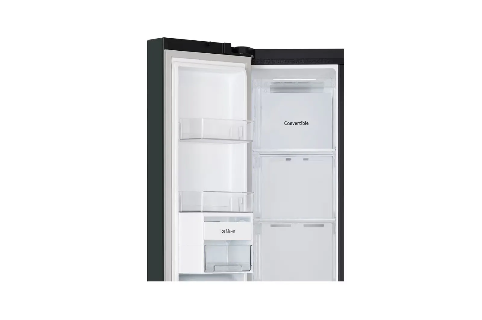LG GL-B257EET3 650L Side-By-Side Refrigerator with Door Cooling ™, WiFi Convertible, Smart Diagnosis