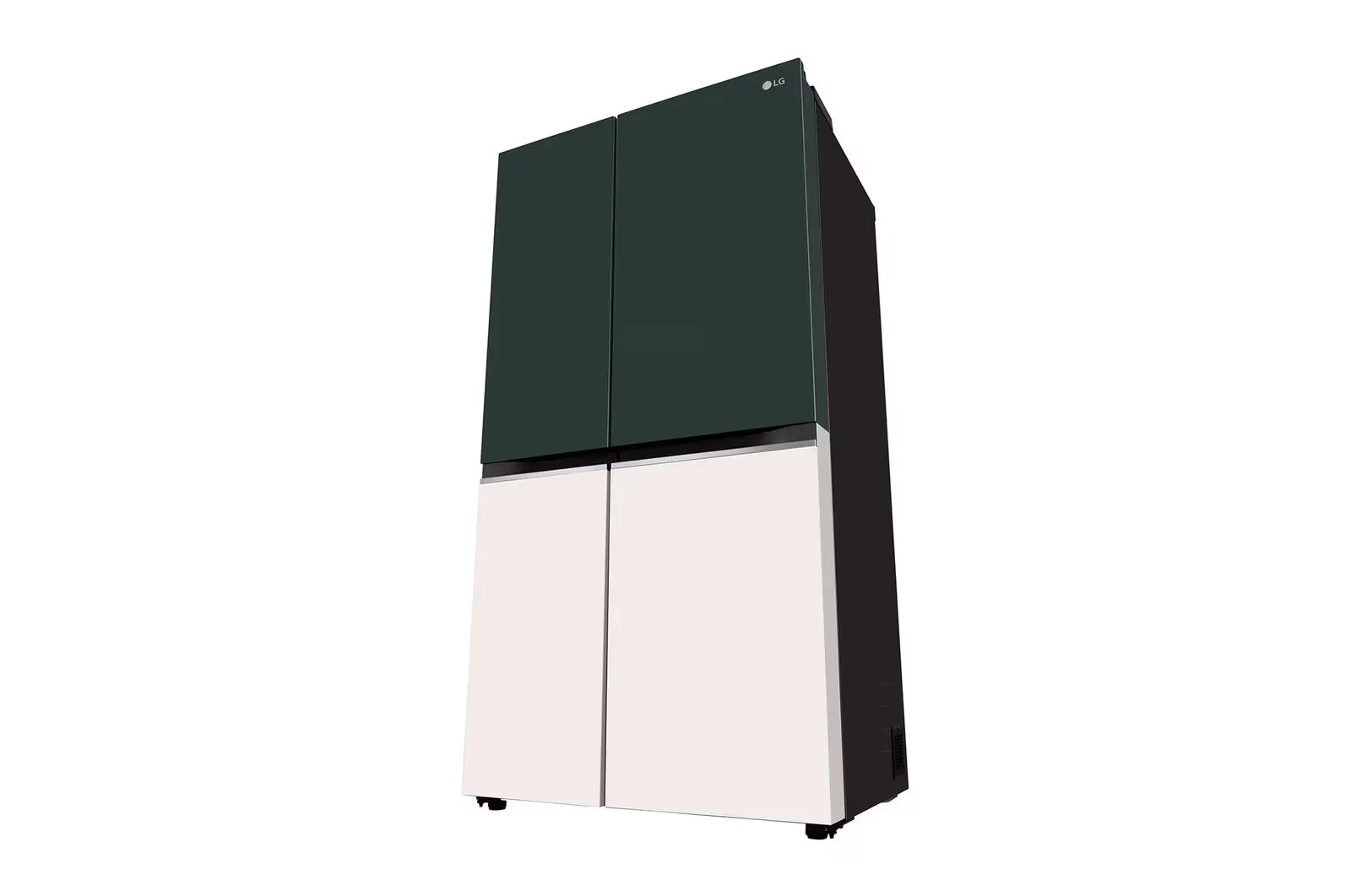 LG GL-B257EET3 650L Side-By-Side Refrigerator with Door Cooling ™, WiFi Convertible, Smart Diagnosis