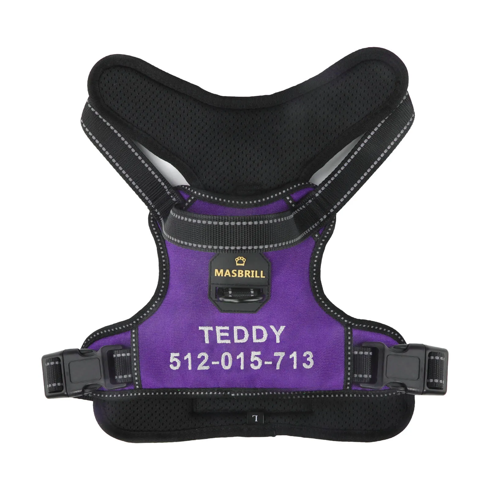 MASBRILL Custom Dog Harness with name