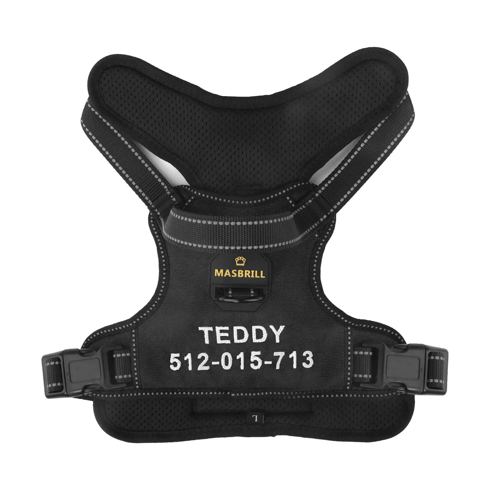 MASBRILL Custom Dog Harness with name