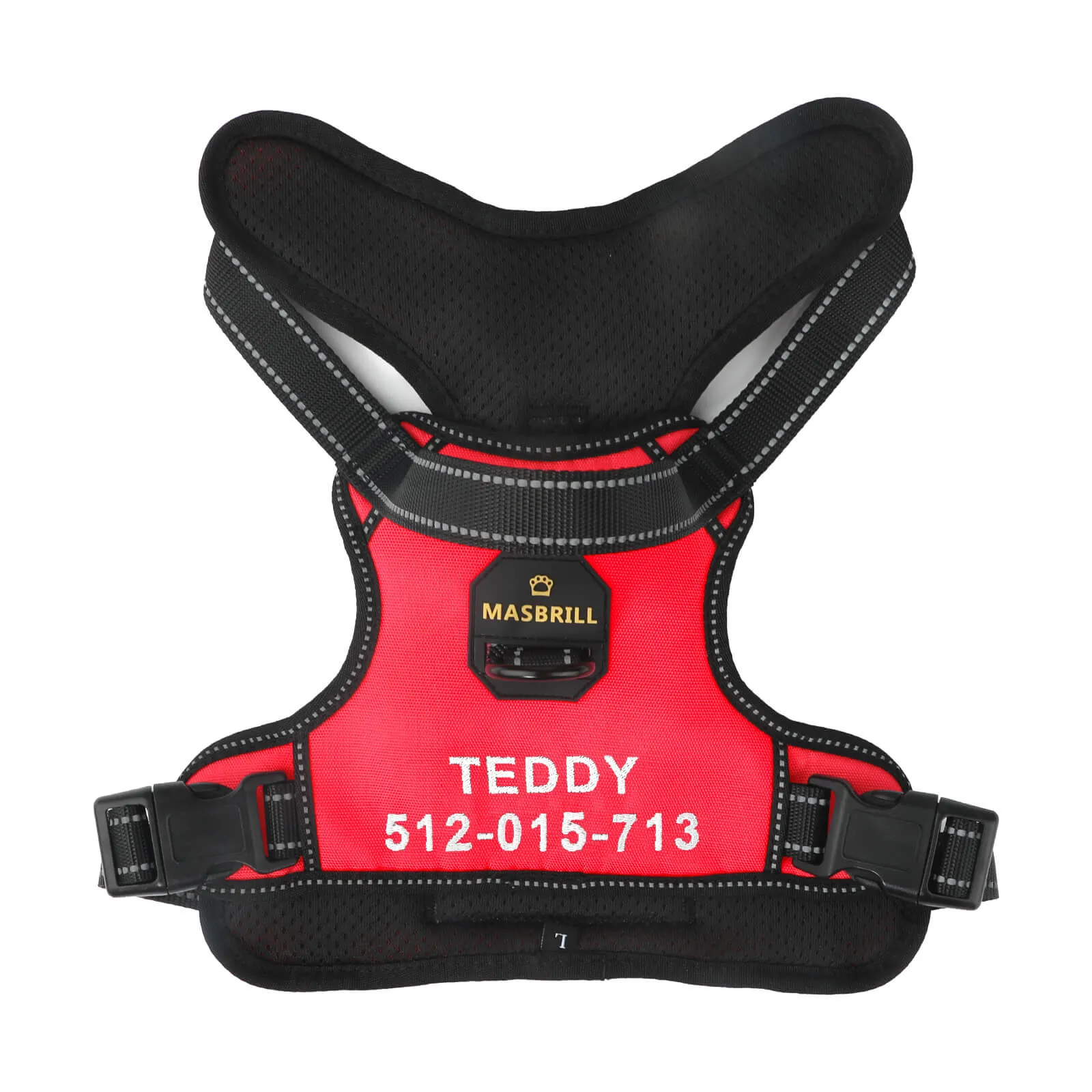 MASBRILL Custom Dog Harness with name