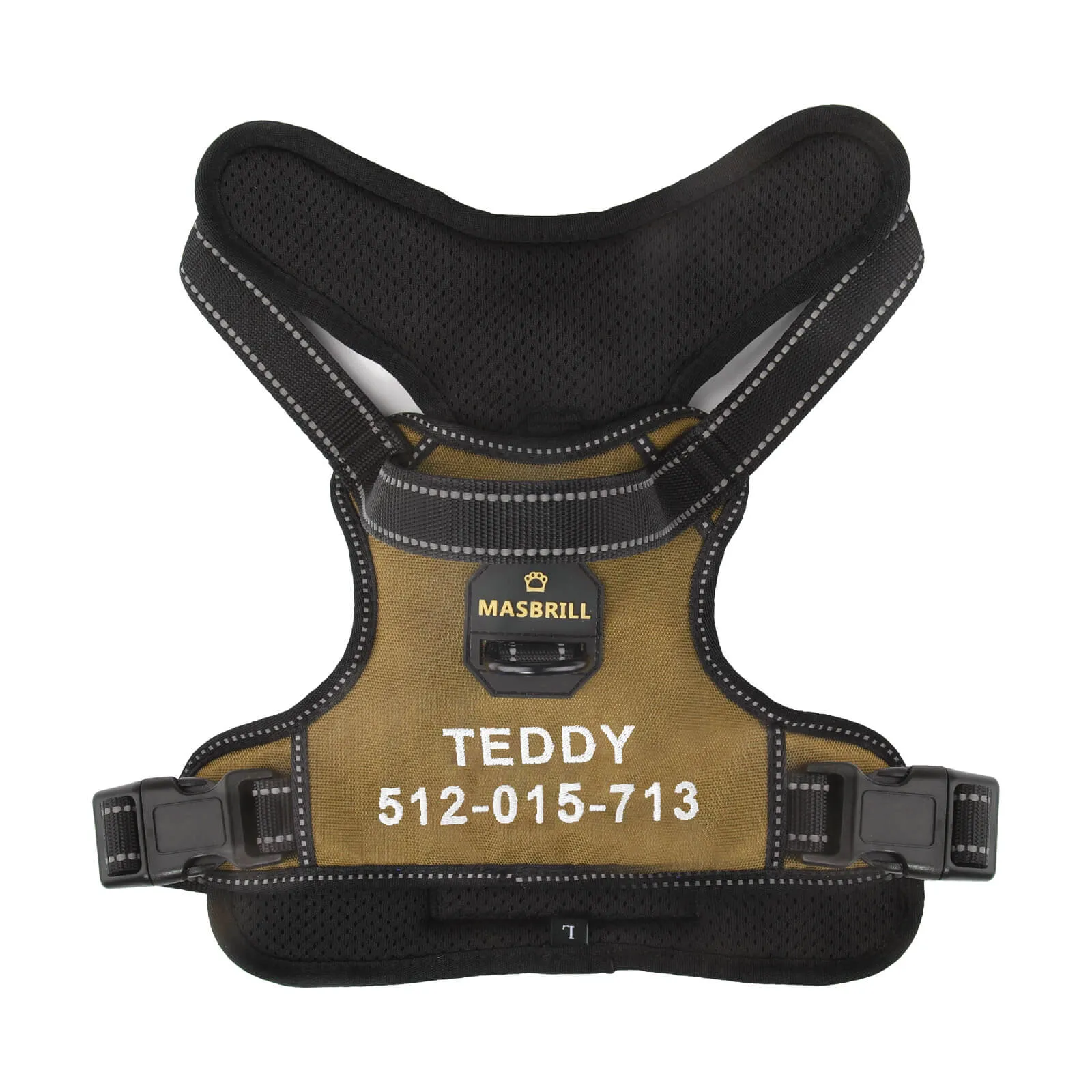 MASBRILL Custom Dog Harness with name