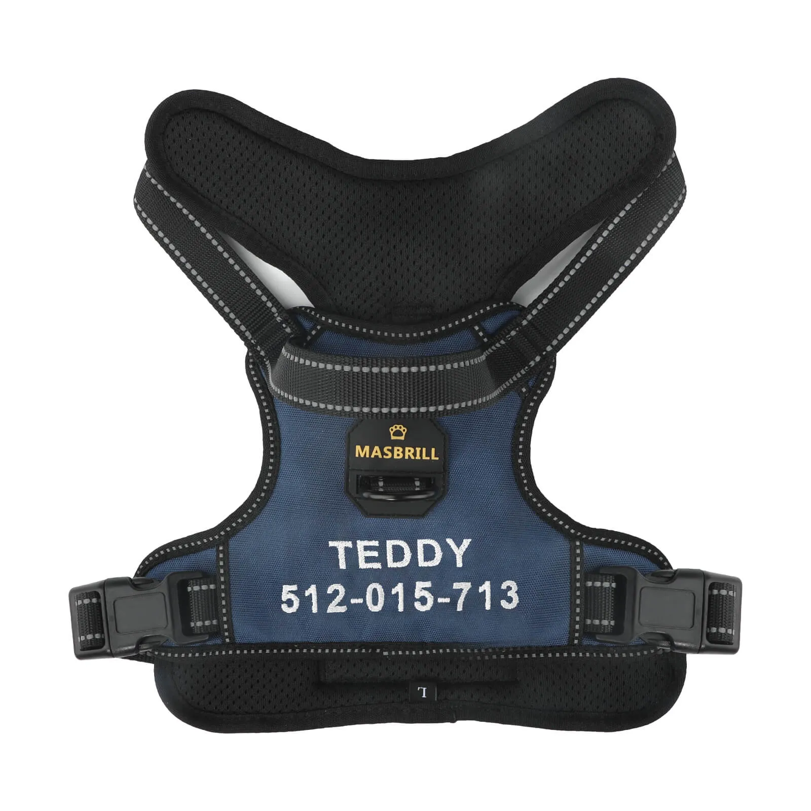 MASBRILL Custom Dog Harness with name