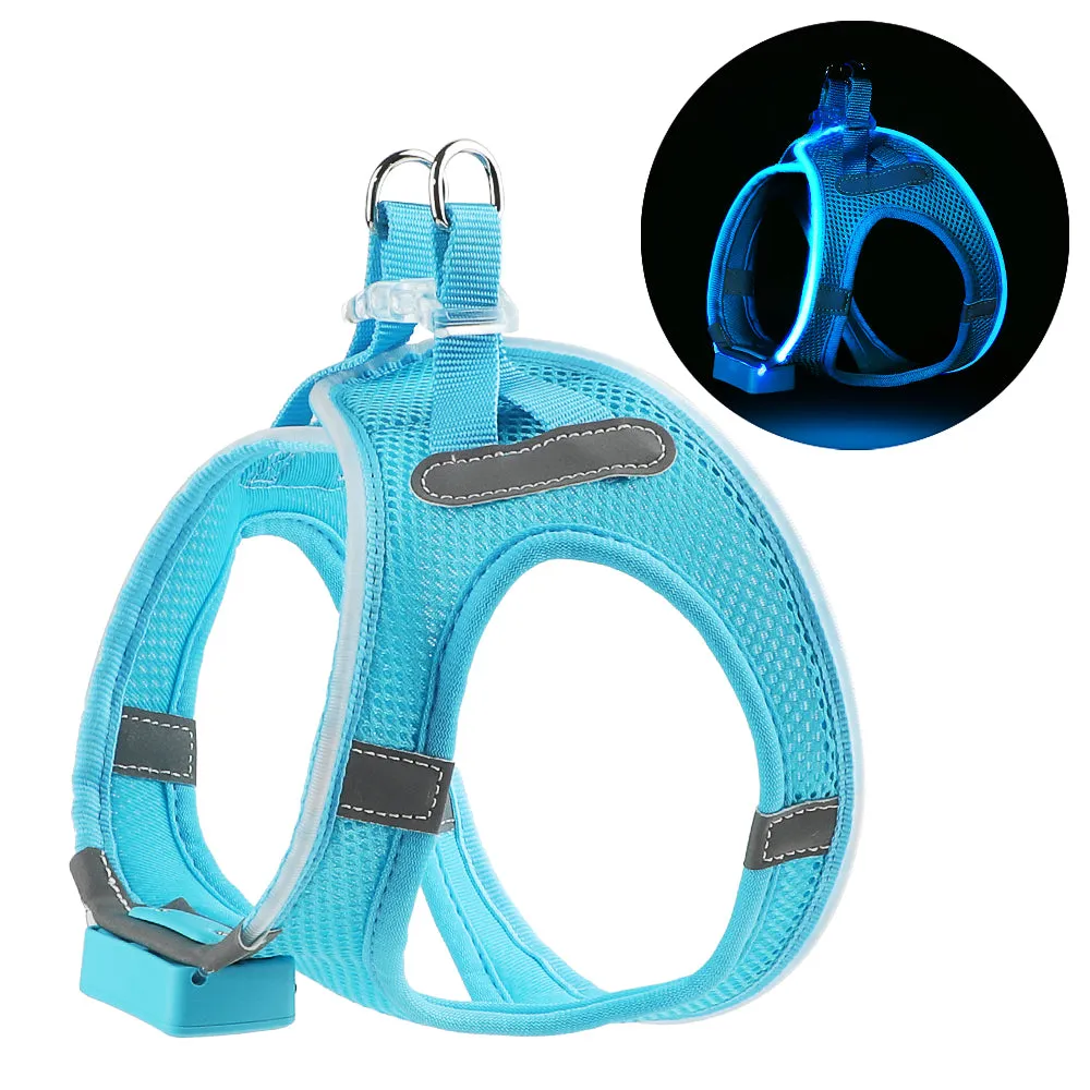 MASBRILL LED dog harness for small dogs