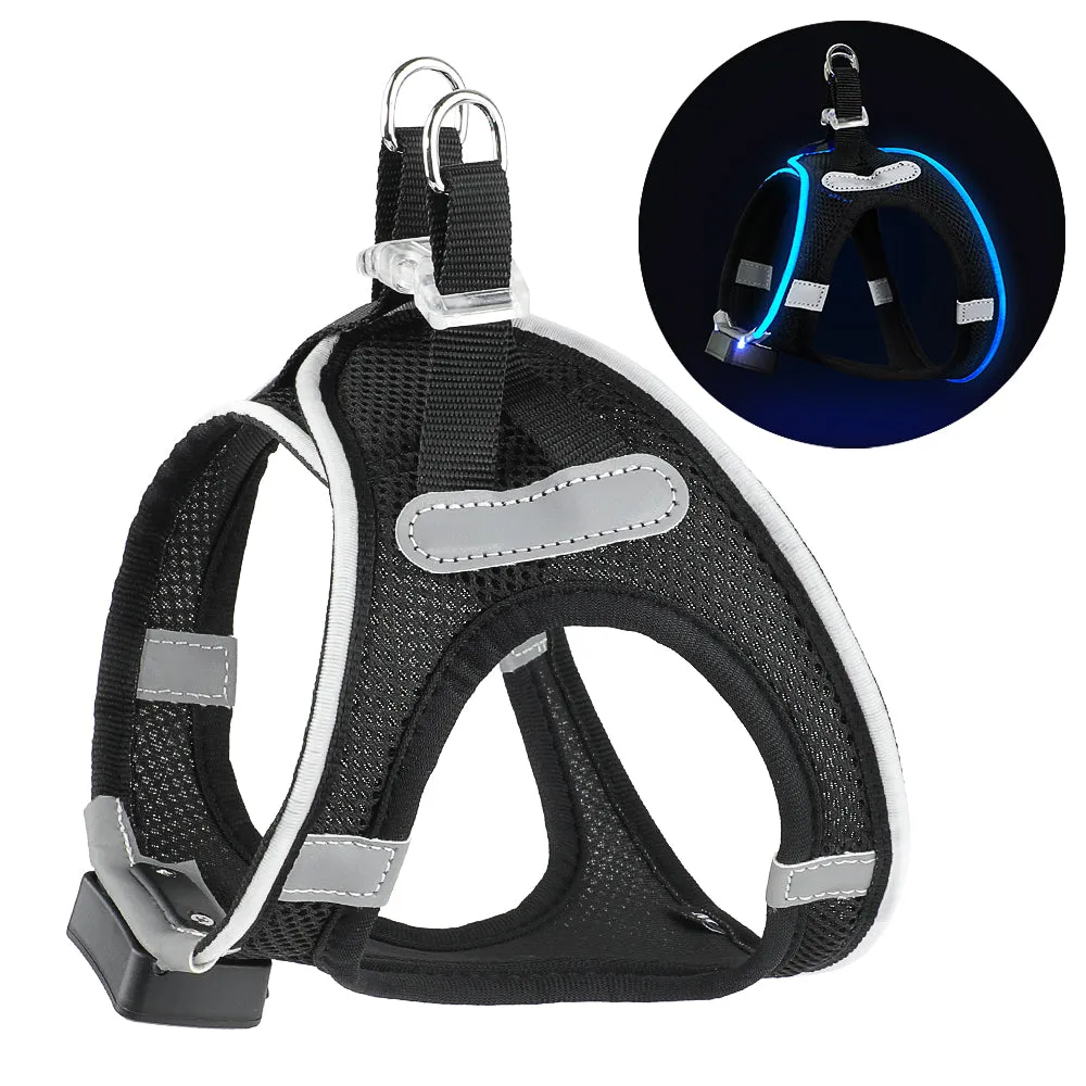 MASBRILL LED dog harness for small dogs