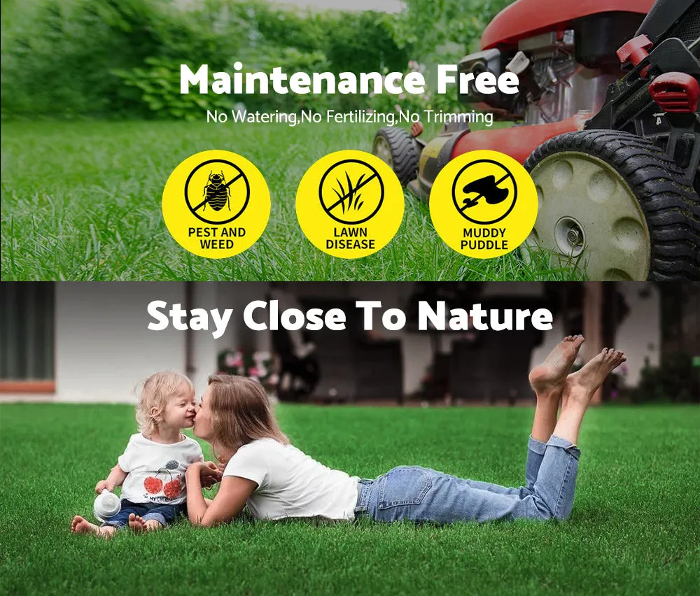 MOBI OUTDOOR 2x5m Artificial Grass Synthetic Fake 10SQM Turf Plant Lawn 17mm