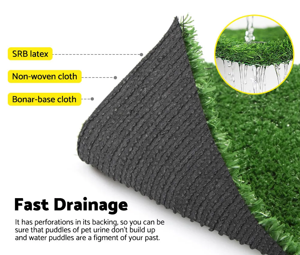 MOBI OUTDOOR 2x5m Artificial Grass Synthetic Fake 10SQM Turf Plant Lawn 17mm