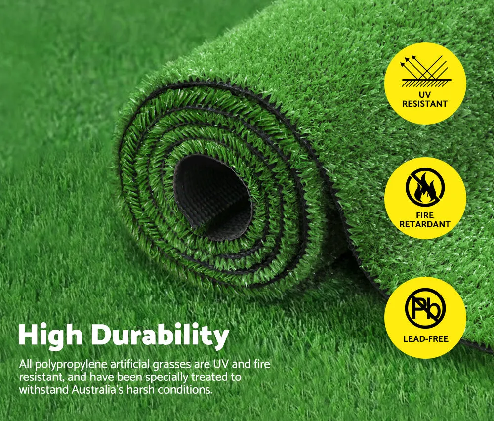 MOBI OUTDOOR 2x5m Artificial Grass Synthetic Fake 10SQM Turf Plant Lawn 17mm