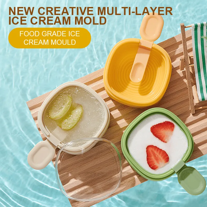 New Creative Multi-Layer Ice Cream Mold