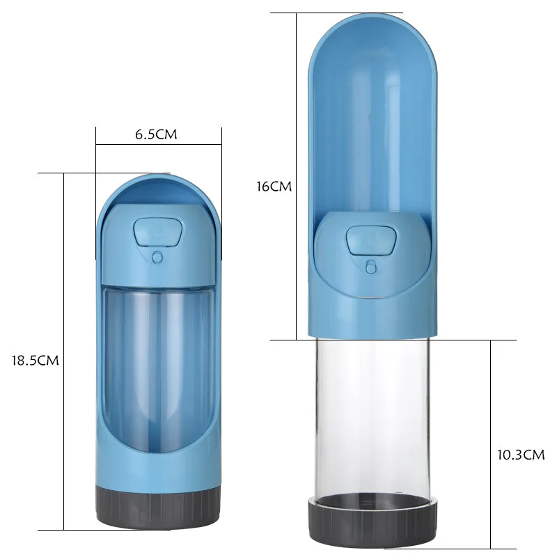 Nuopets PortableDog Feeding Water Bottle