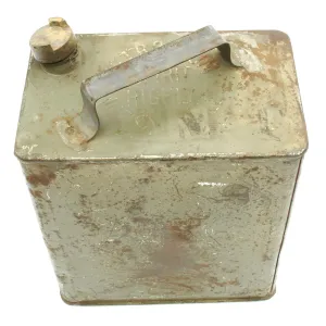 Original British WWI Vickers Machine Gun Water Can dated October 1917 - Petrol 2 Gallons