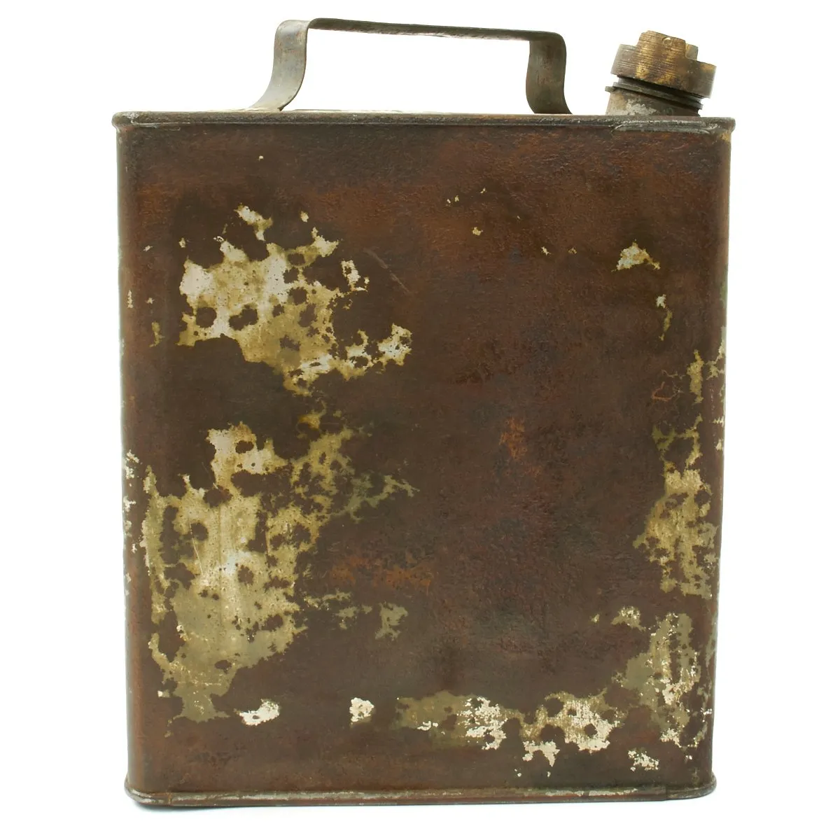 Original British WWI Vickers Machine Gun Water Can dated October 1917 - Petrol 2 Gallons