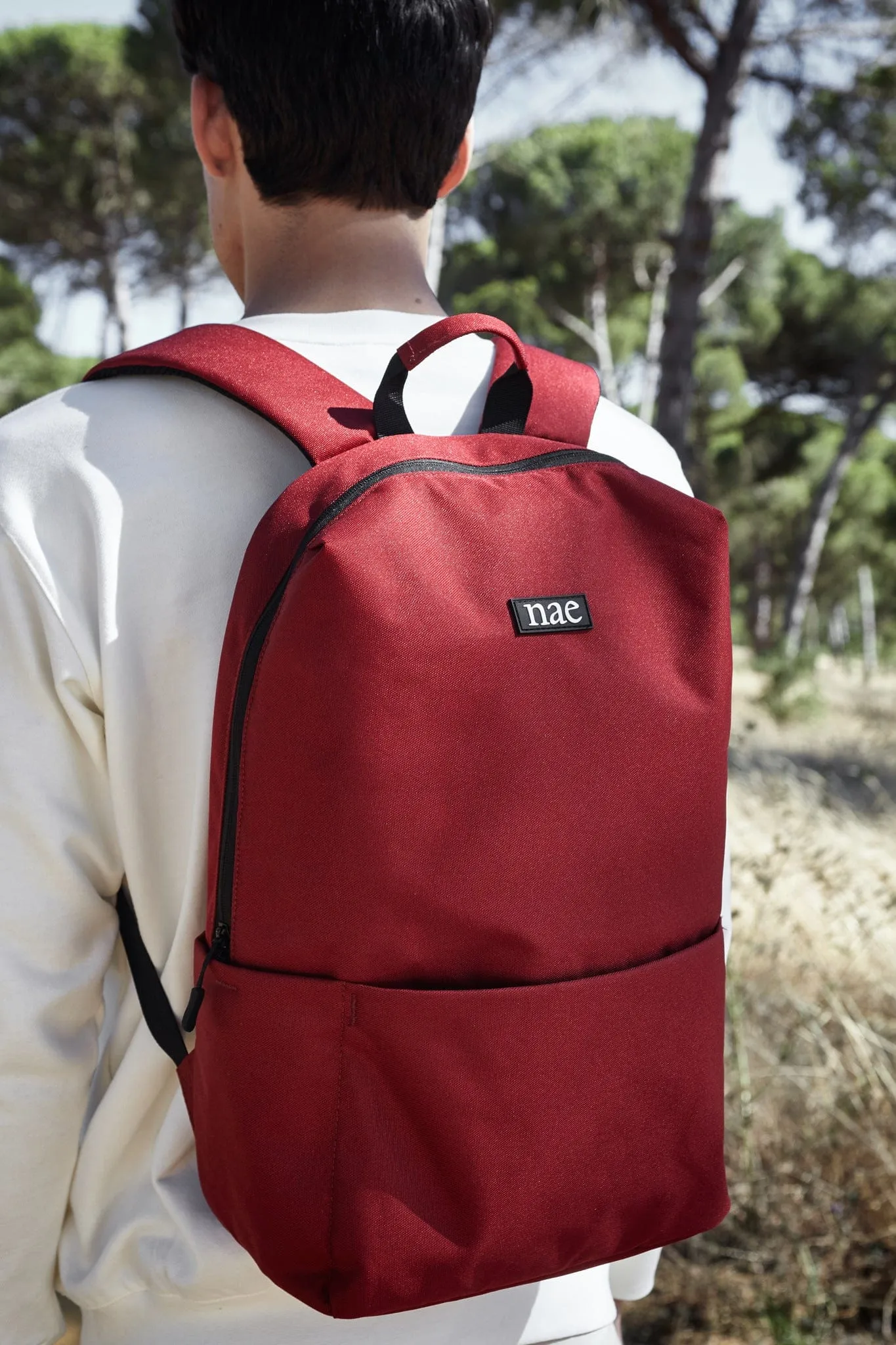 Oslo Recycled PET Vegan Laptop Backpack | Red