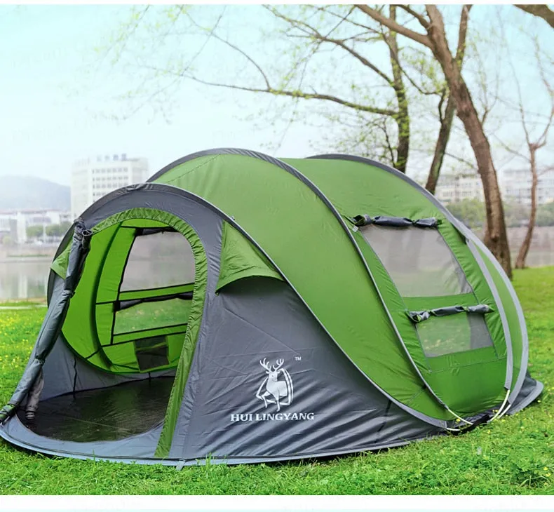Outdoor Throw Pop-Up Tent (2-4 Person)