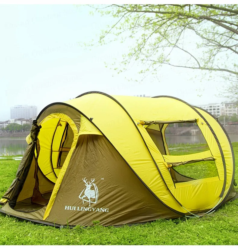 Outdoor Throw Pop-Up Tent (2-4 Person)