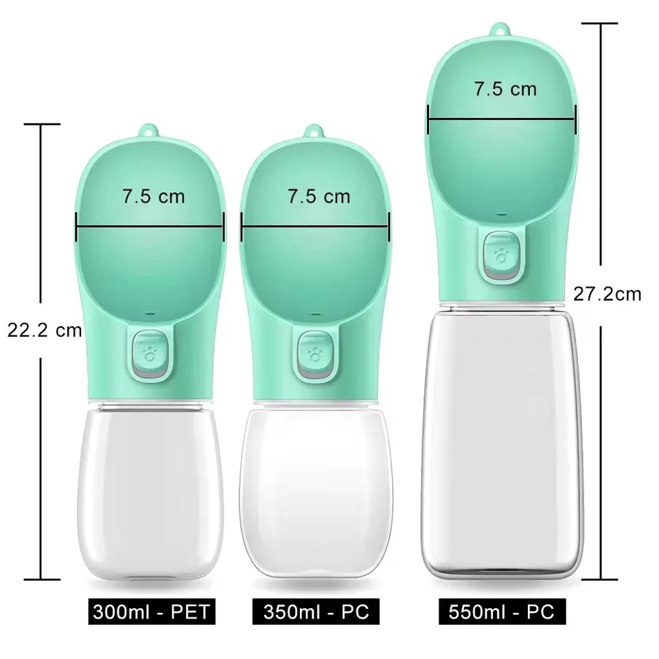 Pawfey Dog Water Bottle with Leak-Proof Design