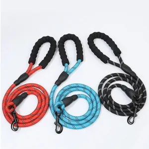 PAWS ASIA 2021 Manufacturers Wholesale Custom PVC Nylon Reflective Luxury Running Heavy Duty Rope Dog Leash