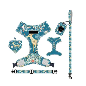 PAWS ASIA Factory Customized Classy Macrame Private Logo Various Specifications Dog Leash Harness Sets