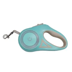 PAWS ASIA Suppliers Hot Selling Pet Accessories Luxury Fashion Retractable LED Light Dog Leash 3m