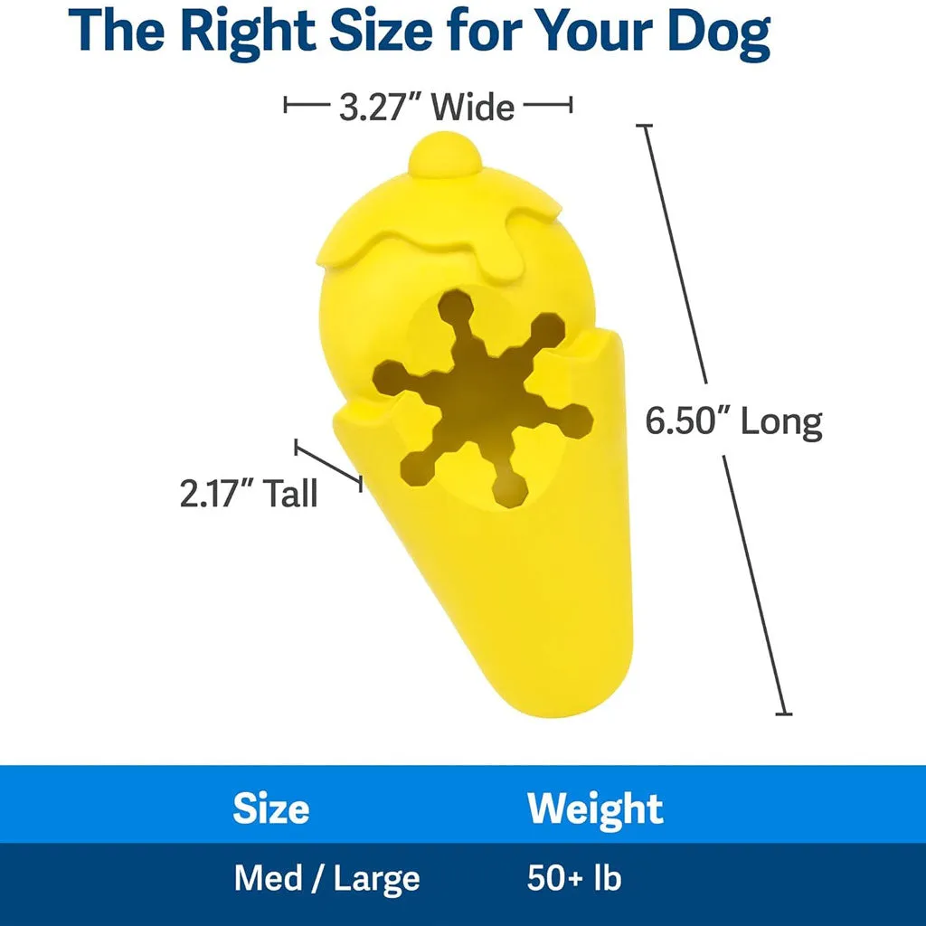 Petsafe Busy Buddy Frosty Cone Freezable Treat Holding Dog Toy, Medium/Large