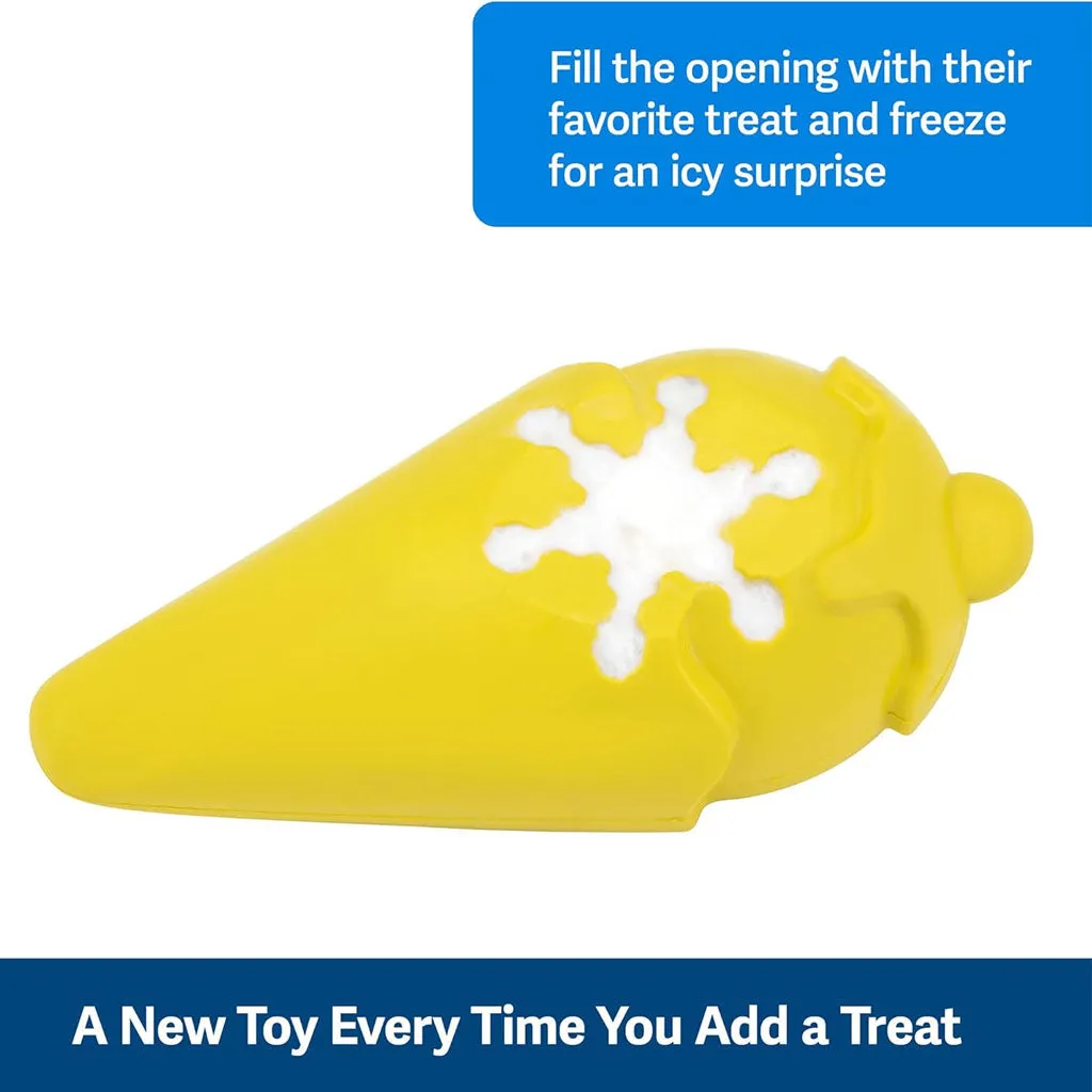 Petsafe Busy Buddy Frosty Cone Freezable Treat Holding Dog Toy, Medium/Large