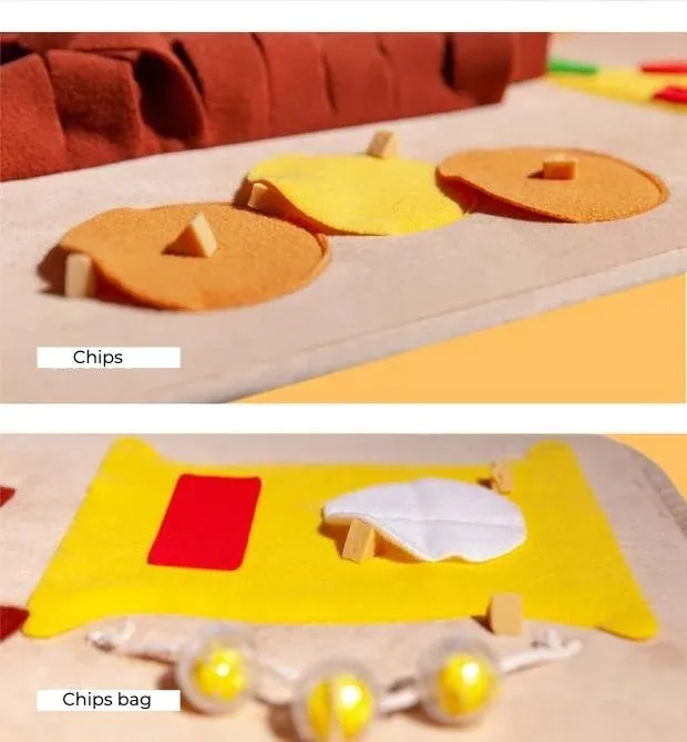 POOZPET Nosework Snuffle Mat For Dogs (Happy Puppy Meal)