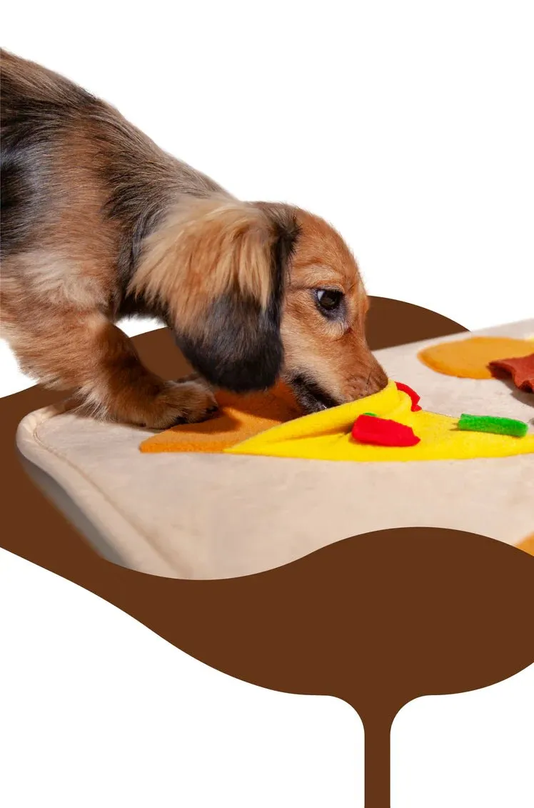 POOZPET Nosework Snuffle Mat For Dogs (Happy Puppy Meal)