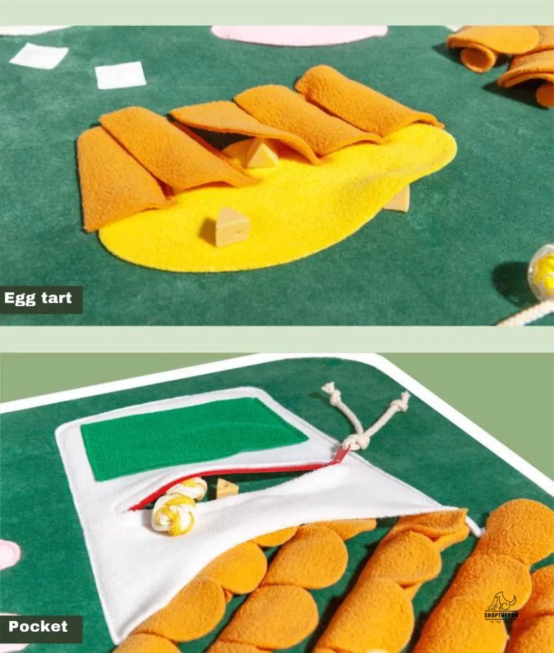POOZPET Nosework Snuffle Mat For Dogs (Hong Kong Tea Restaurant)